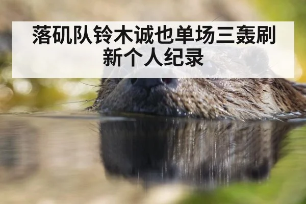 落矶队铃木诚也单场三轰刷新个人纪录